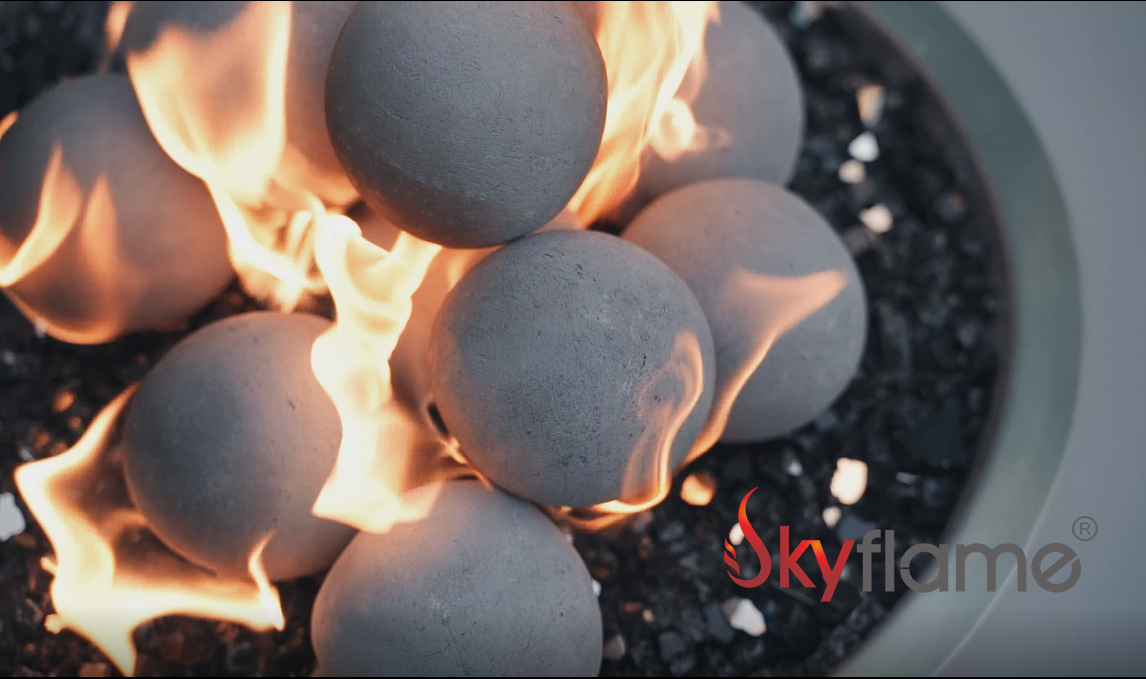 Amazon.com: Skyflame Ceramic Fireplace Balls, Set of 12 Round Fire